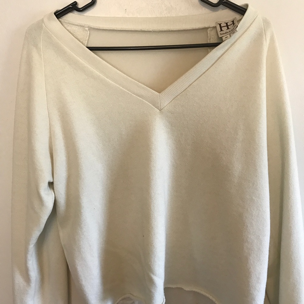 Haute hippy sheer sweater